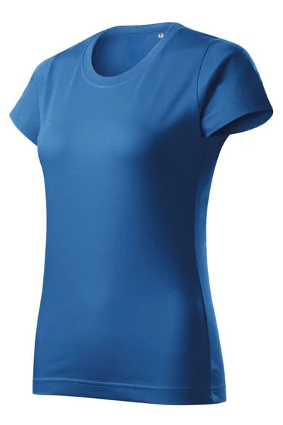 Modré dámské tričko s přiléhavým střihem - Malfini