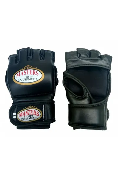 Kožené boxerské rukavice s suchým zipem - Masters GF-3