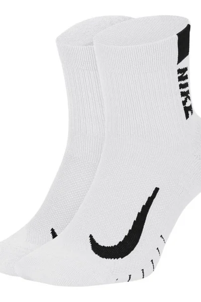 Sportovní ponožky Nike s podporou klenby - bílo-černé