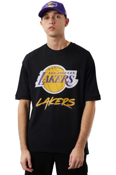 Pánské tričko NBA Los Angeles Lakers Script Mesh Tee - New Era