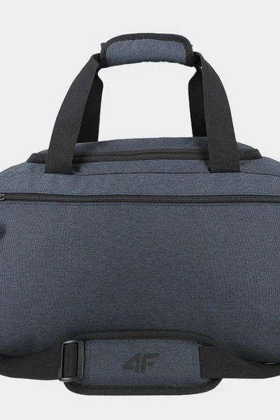 Sportovní taška s vnějšími kapsami a nastavitelným ramenním popruhem - 4F