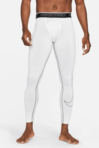 Pánské bílé termo kalhoty Pro Tight Nike