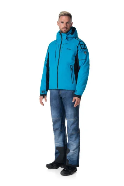 Pánská lyžařská bunda Kilpi TURNAU-M - modro-černá