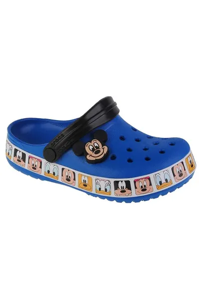 Dětské modré pantofle Crocs