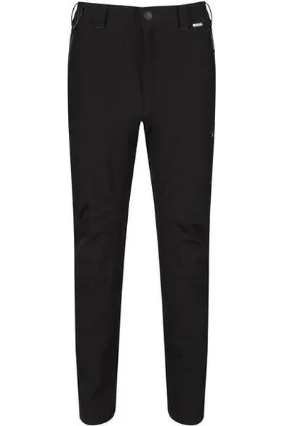 Pánské černé kalhoty REGATTA RMJ216R Highton Trs