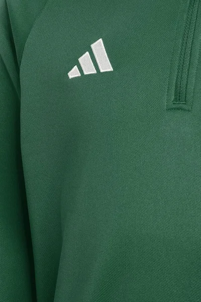 ADIDAS dětská mikina Tiro Competition Hoodie Jr šedá/zelená