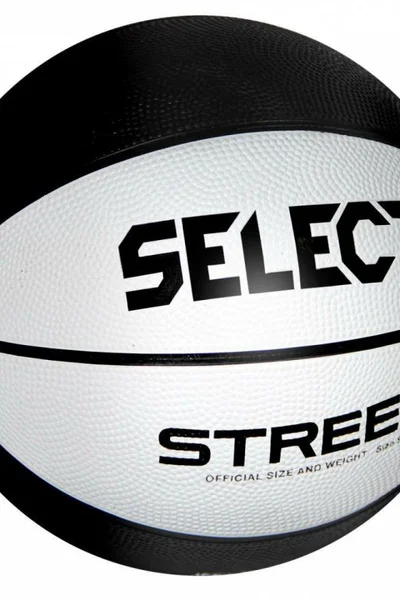 Černobílý basketbalový míč Select