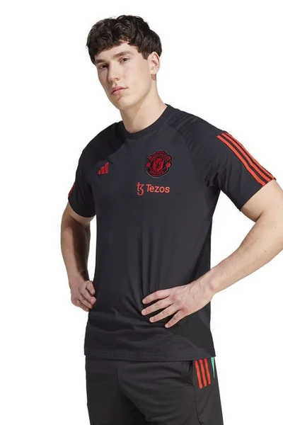 Adidas tričko Manchester United černé – krátký rukáv