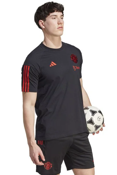 Adidas tričko Manchester United černé – krátký rukáv