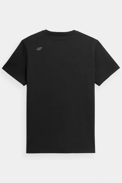Černé tričko s potiskem - 4F