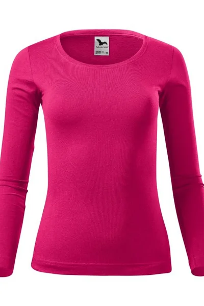 Dámské růžové tričko Fit-T Ls  Malfini