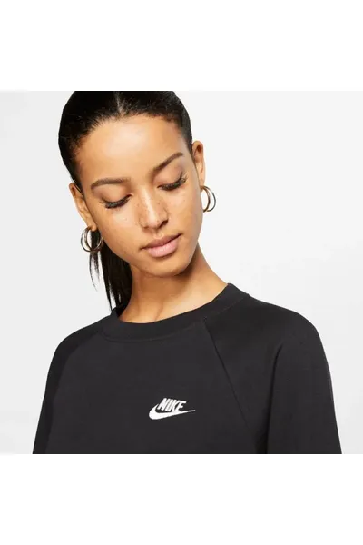 Černá dámská fleecová mikina Nike Sportswear Essential W BV4110 010