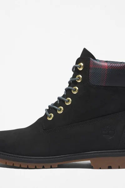 Timberland Dámské Kožené Zimní Boty Trappery Černé