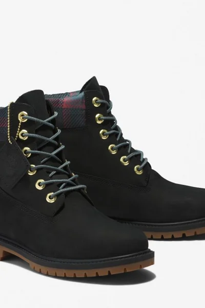 Timberland Dámské Kožené Zimní Boty Trappery Černé