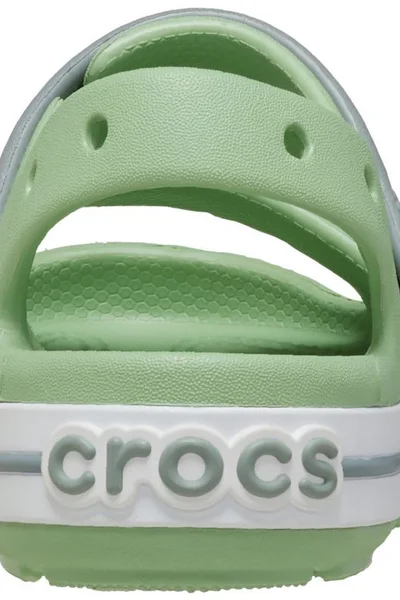 Crocs Crocband Cruiser zelené dětské sandály s pásky