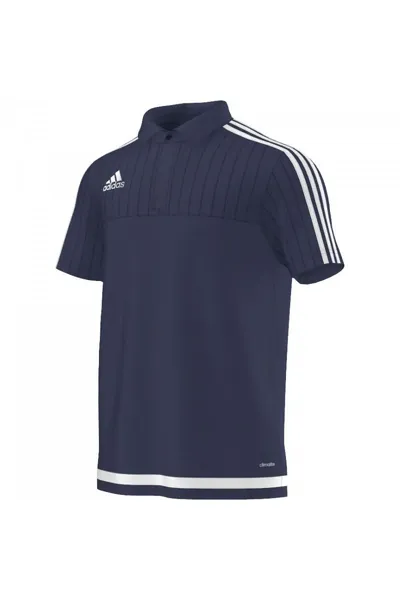 Tmavě modré pánské fotbalové polo tričko Adidas Tiro 15 M S22434