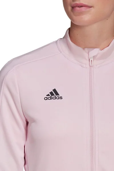 Sportovní dámská mikina adidas Aeroready s pruhy a zipem