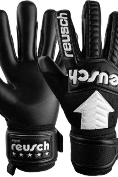 Černé brankářské rukavice Reusch Legacy Arrow Silver