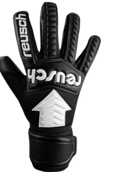 Černé brankářské rukavice Reusch Legacy Arrow Silver