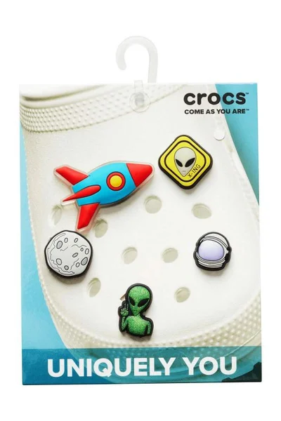 Zábavné svítící Jibbitz charms na Crocs