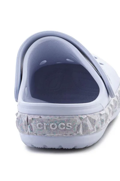 Dětské třpytivé Crocs Crocband Geometric pantofle