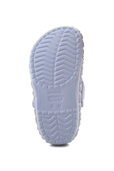 Dětské třpytivé Crocs Crocband Geometric pantofle