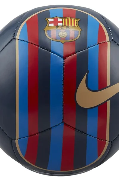 Mini míč Nike FC Barcelona Skills - tmavě modrý