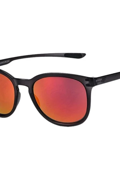 Sluneční brýle 4F tmavě červené UV400 S3 wayfarer