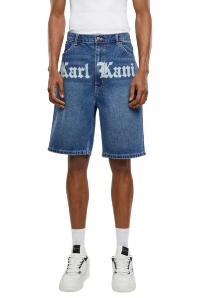 Karl Kani Vintage pánské šortky z tmavě modrého denimu