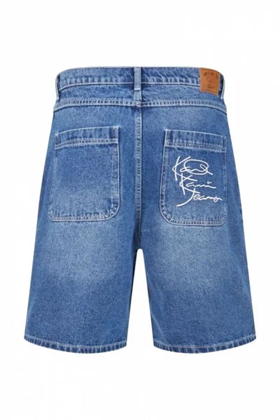 Karl Kani Vintage pánské šortky z tmavě modrého denimu