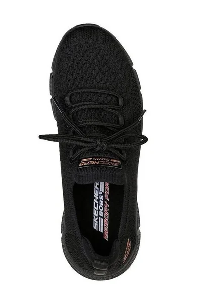 Boty Skechers Bobs Sport Flex - Černé tenisky s paměťovou pěnou