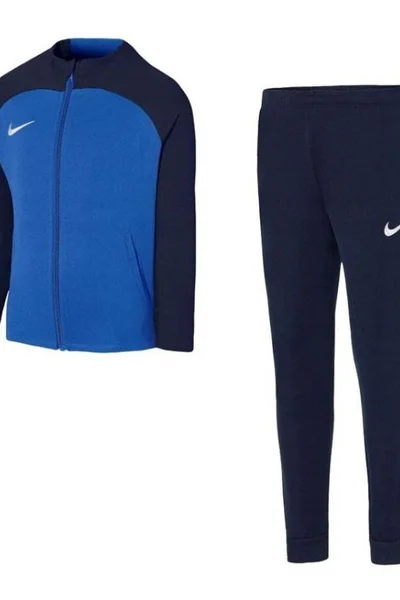 Tepláková souprava Nike Dri-FIT pro juniory - černá/modrá