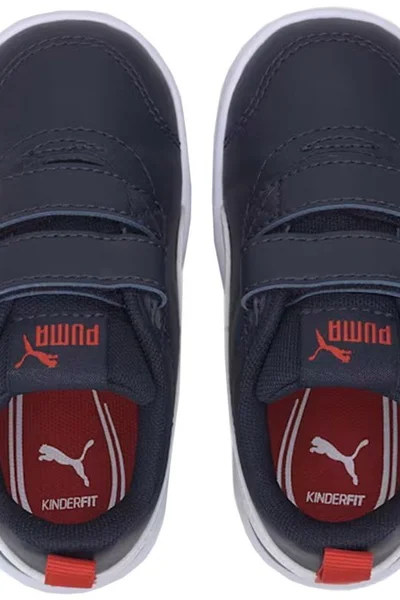 Sportovní dětské boty Puma Courtflex navy blue se suchým zipem