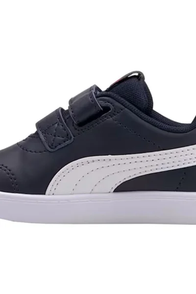 Sportovní dětské boty Puma Courtflex navy blue se suchým zipem