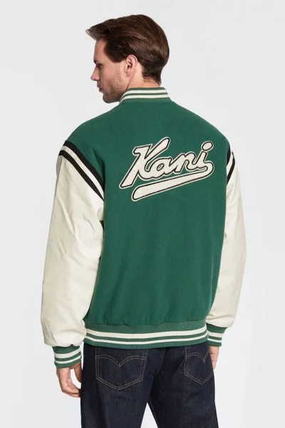 TRENDY Retro College bunda - Karl Kani pánská sportovní bunda