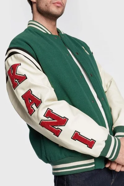 TRENDY Retro College bunda - Karl Kani pánská sportovní bunda