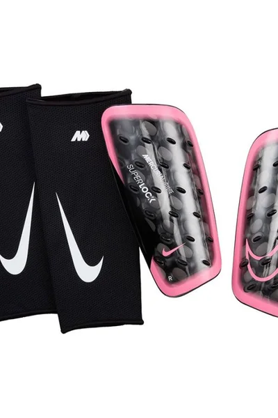 Nike Mercurial Super Lock chrániče holení černo-růžové