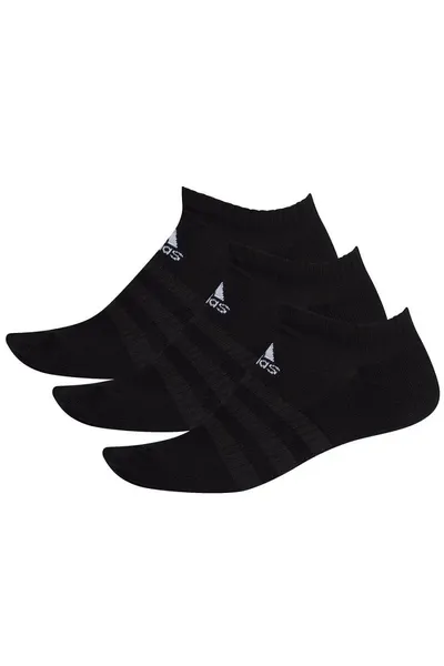 Černé pánské kotníkové ponožky 3-pack Adidas Cush Low 3Pp M DZ9385