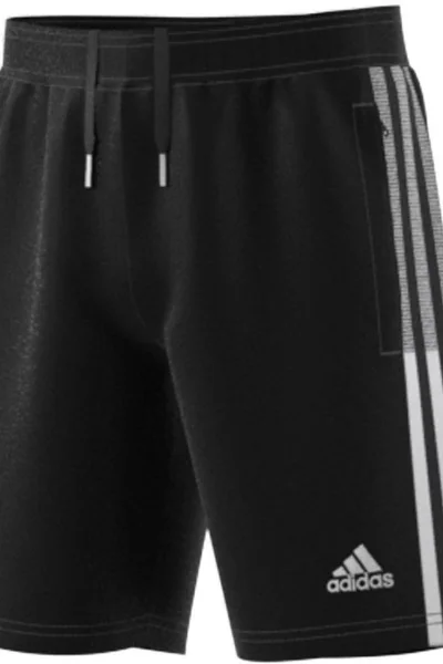 Černé dětské šortky Adidas Tiro 21 Sweat Short Jr GM7343