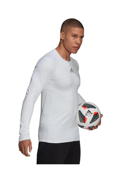 Pánské bílé termo tričko Adidas TechFit Warm M H23121