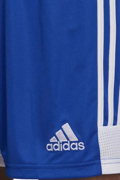 Modré fotbalové kraťasy s technologií Climalite - Adidas Tastigo 19