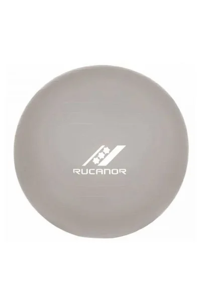 Gymnastický míč stříbrný + pumpa Rucanor 65 cm