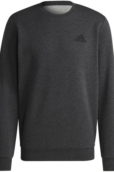 Adidas Pánská Mikina Essentials Fleece Šedá