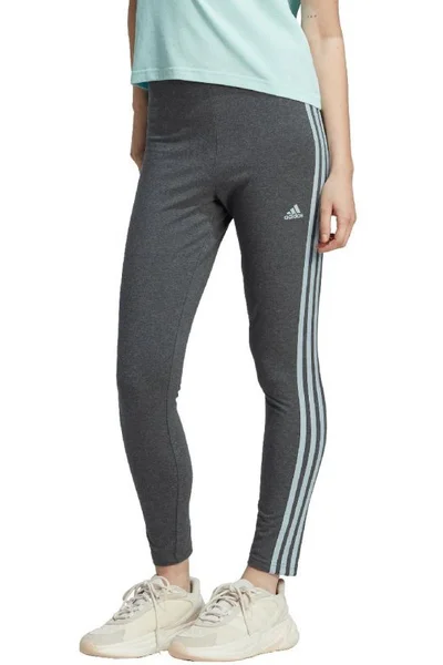 Dámské legíny adidas Essentials s vysokým pasem a pruhy