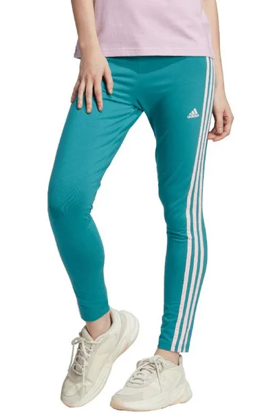 Dámské legíny adidas Essentials s pruhy a vysokým pasem