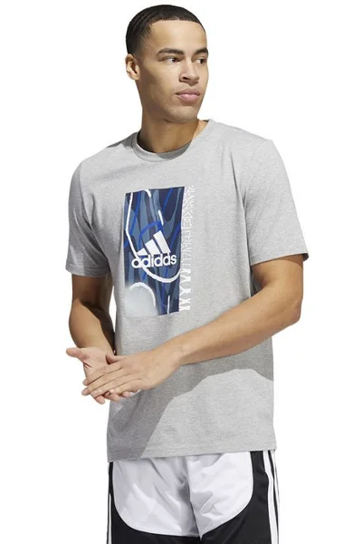 Klasické pánské tričko Adidas s krátkým rukávem