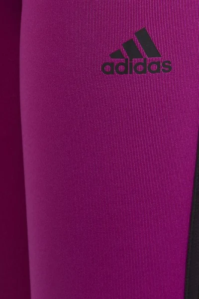 Fialové dámské legíny Adidas Designed To Move GS8902