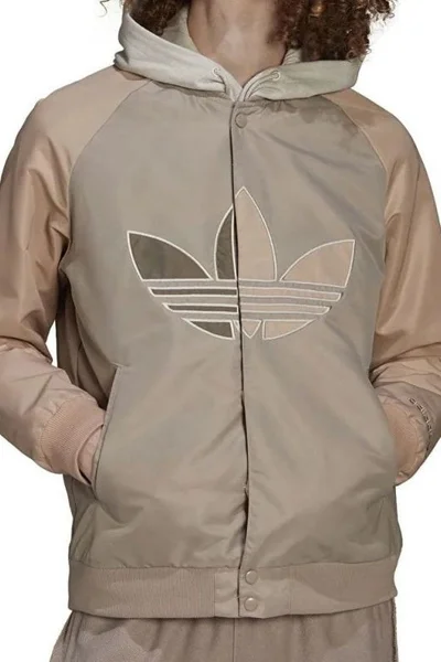 Adidas Pánská Béžová Zipová Bunda Originals adidas ORIGINALS