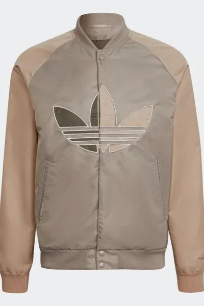 Adidas Pánská Béžová Zipová Bunda Originals adidas ORIGINALS