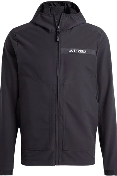 Pánská turistická bunda Adidas Terrex Multi Soft Shell černá